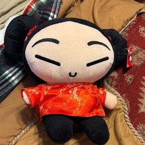 Pucca Plush Doll with Red chinese outfit
